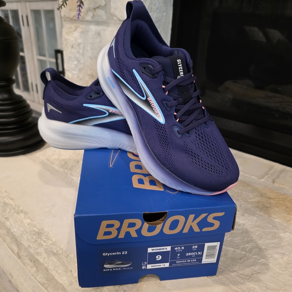 Brooks Glycerin 22 Women's Running Shoes - Navy